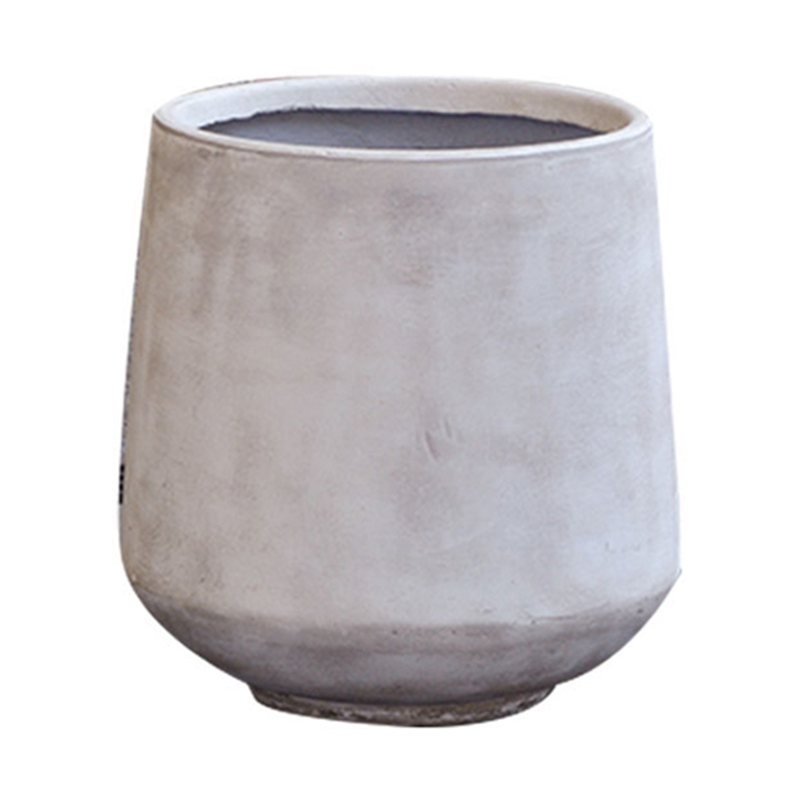 クレイ プランター TERRA-MENT Drop Round 44(テラメント ドロップラウンド)L 910-246-181 1個(ご注文単位1個)【直送品】