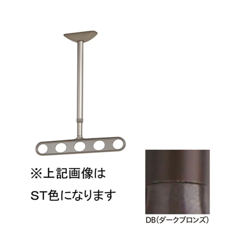 川口技研 ホスクリーン 軒天用 屋外物干し金物 ダークブロンズ 2本入 ZA-0745-DB 1セット（ご注文単位1セット）【直送品】