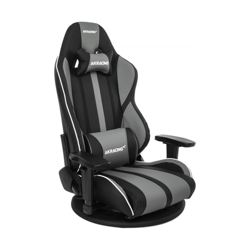 AKRacing ゲーミング座椅子 Gyokuza V2 Gaming Floor Chair グレー AKR-GYOKUZA/V2-GREY 1脚(ご注文単位1脚)【直送品】