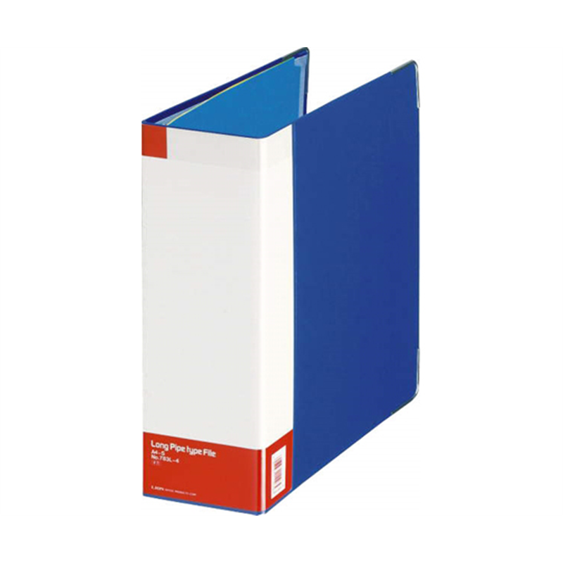 ライオン事務器 ロングタイプパイプ式ファイル No.783L-4 1冊(ご注文単位1冊)【直送品】