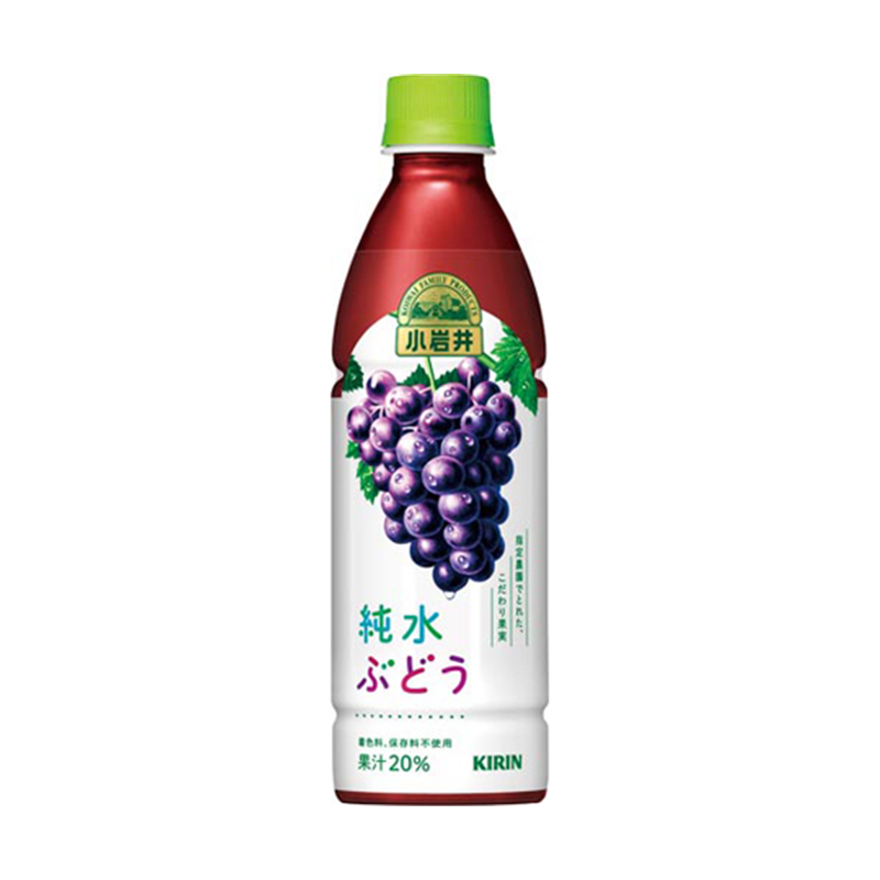 キリンビバレッジ 小岩井 純水ぶどう 430mL 24本 076962 1ケース※軽（ご注文単位1ケース）【直送品】