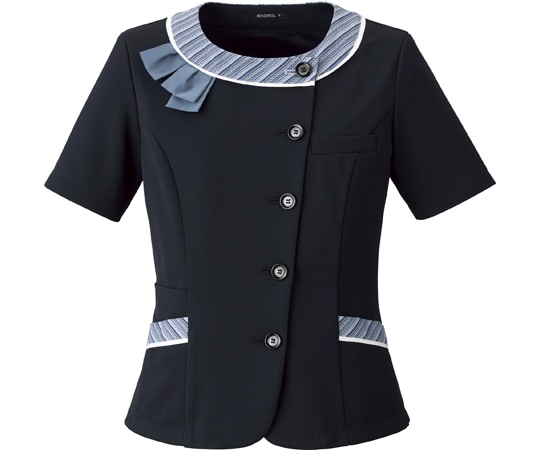 ボンマックス オーバーブラウス AJ0853 ネイビー 19号  1枚（ご注文単位1枚）【直送品】