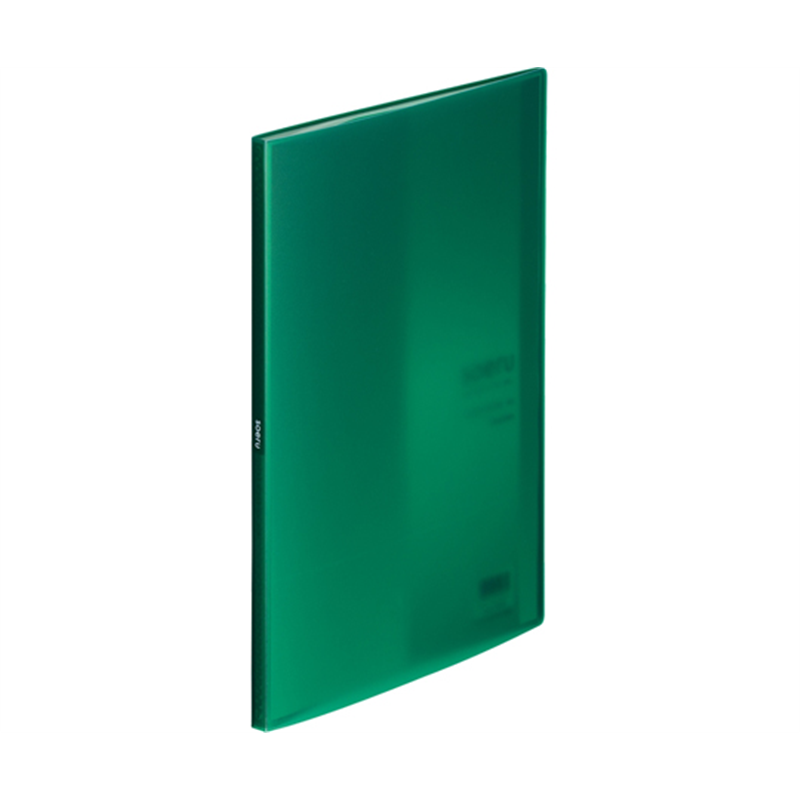 LIHITLAB SOERU クリヤーブック A4S型 ポケット20枚 グリーン N8101-7 1冊(ご注文単位1冊)【直送品】