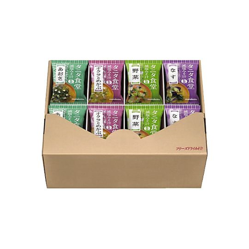 マルコメ フリーズドライ タニタ食堂監修の減塩みそ汁 24食 129657 1セット※軽（ご注文単位1セット）【直送品】