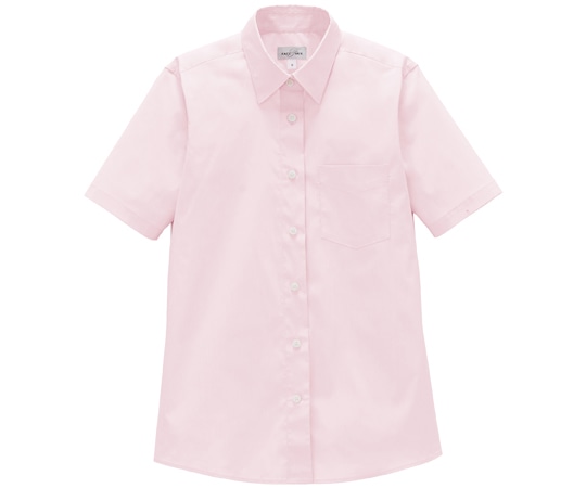 ボンマックス レディスレギュラーカラー半袖ブラウス ピンク 9G FB4050L 1枚（ご注文単位1枚）【直送品】