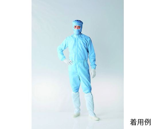 東洋リントフリー オートクレーブ滅菌対応ツナギ服 青 5L FD173C-02 5L 1枚 (ご注文単位1枚)【直送品】