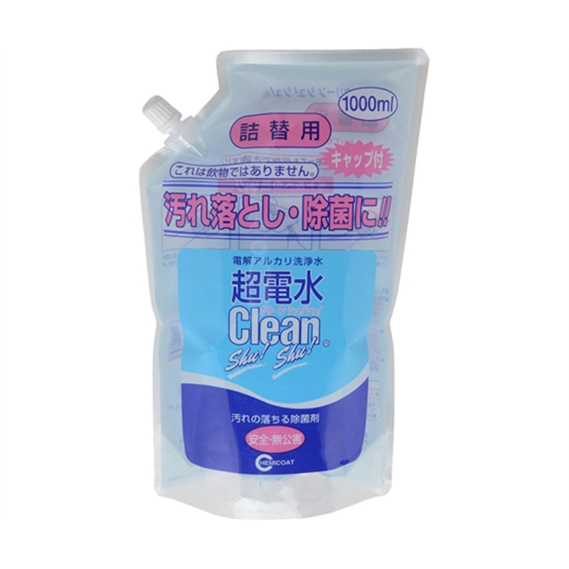 ケミコート 超電水クリーンシュ!シュ!1L詰め替え用  1個（ご注文単位1個）【直送品】