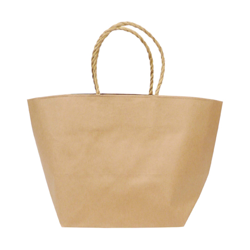 丸玉工業 クラフトトートバッグ M 100枚入  1ケース（ご注文単位1ケース）【直送品】