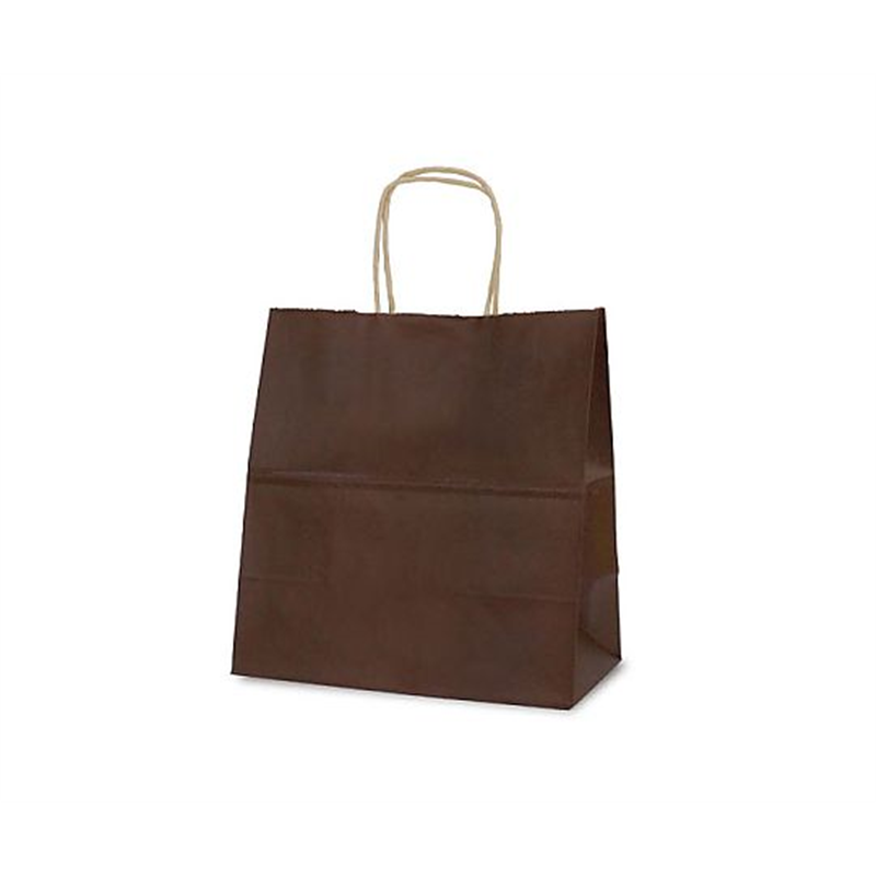 ベルベ 紙袋 自動紐手提袋 T-5W カラー(カカオ) 200枚 1647 1ケース（ご注文単位1ケース）【直送品】