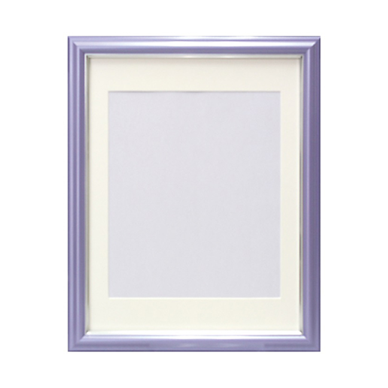 万丈 Vカラー肖像額 八〇判 パープル VSC-H-PU 1個(ご注文単位1個)【直送品】