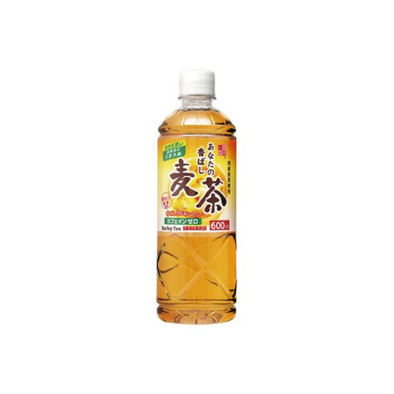 日本サンガリアベバレッジカンパニー あなたの香ばし麦茶 600mL×24本 122513 1ケース※軽（ご注文単位1ケース）【直送品】