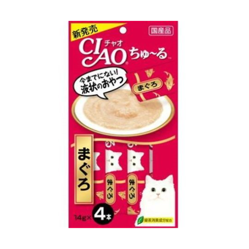 いなばペットフード CIAO ちゅ~る まぐろ 14g×4本 SC-71 1個（ご注文単位1個）【直送品】