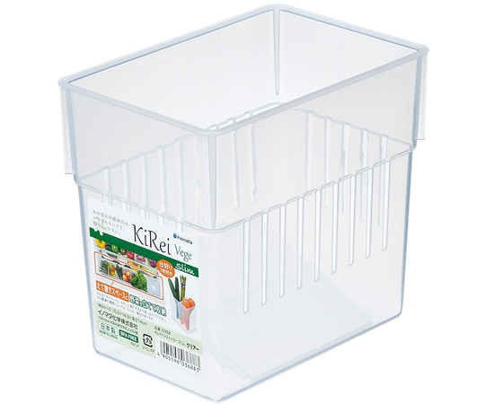 イノマタ化学 キレイベジストッカー スリム クリアー #368 1個（ご注文単位1個）【直送品】