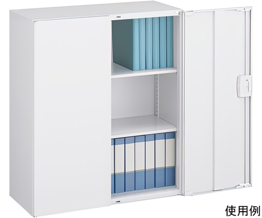 カグクロ 両開き書庫 ホワイト(W900×D400×H1050) SOW-03H 1個(ご注文単位1個)【直送品】