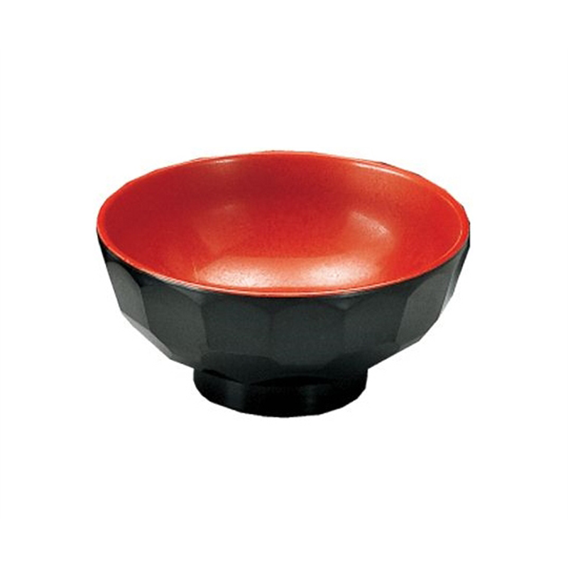 Daiwa メラミン3.9汁椀 内朱外黒 MA-39B 1個(ご注文単位1個)【直送品】