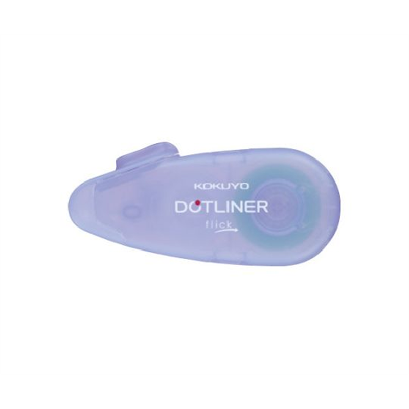 コクヨ テープのりドットライナーフリック(本体)ライラック タ-DM4900-06V 1個(ご注文単位1個)【直送品】