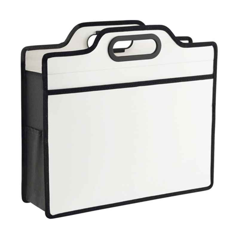 ライオン事務器 オフィスキャリングバッグ〈ビジカル〉 ホワイト BK-353B (W) 1冊(ご注文単位1冊)【直送品】