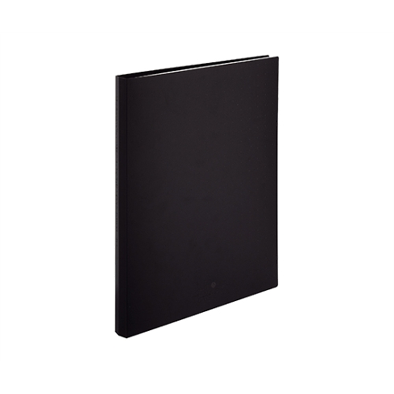 LIHITLAB AQUA DROPs クリヤーブック<ポケット交換タイプ> 24黒 N-5016 N5016-24 1冊(ご注文単位1冊)【直送品】