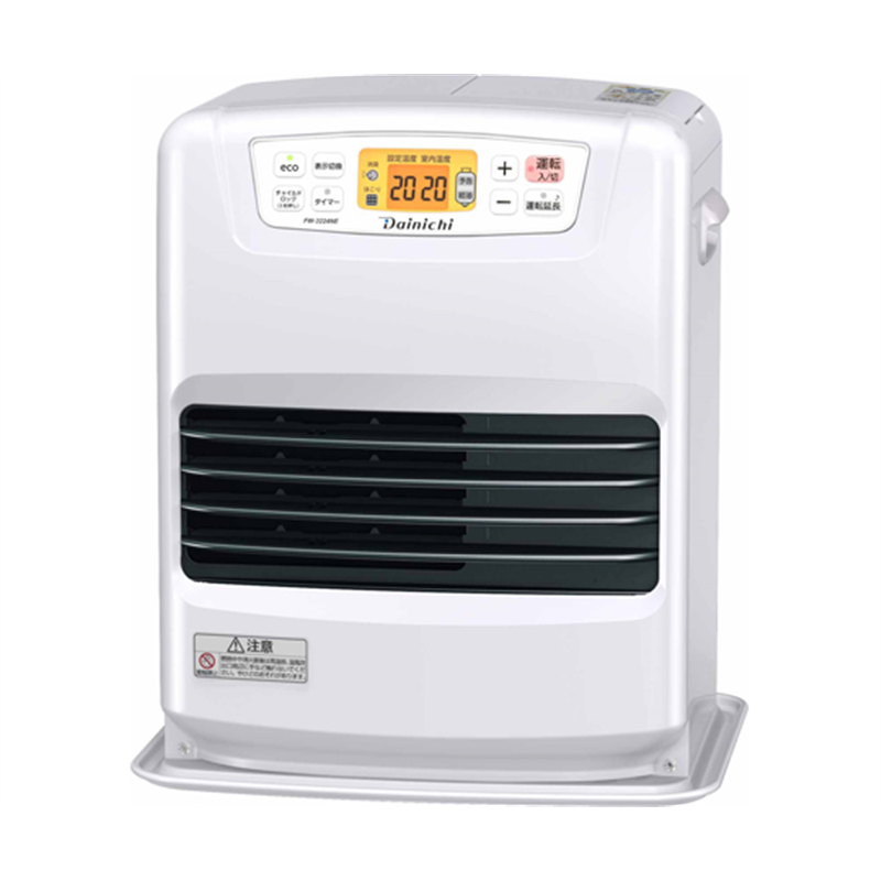 ダイニチ工業 木造9畳用石油ファンヒーター ムーンホワイト FW-3224NE(W) 1個(ご注文単位1個)【直送品】