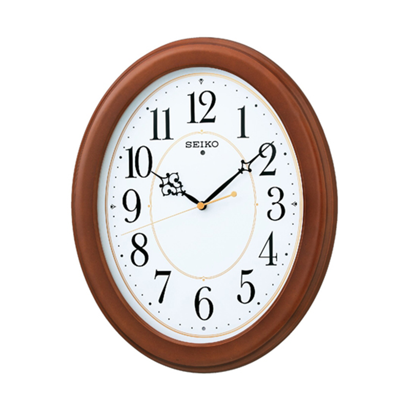 セイコー 電波掛時計 340×280×47mm KX390B 1個(ご注文単位1個)【直送品】