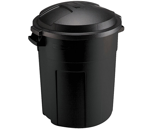 ニューウェルブランズ 屋外用ゴミ箱 丸型 ラフネック 20ガロン(75.7L) FG289200BLA 1個(ご注文単位1個)【直送品】