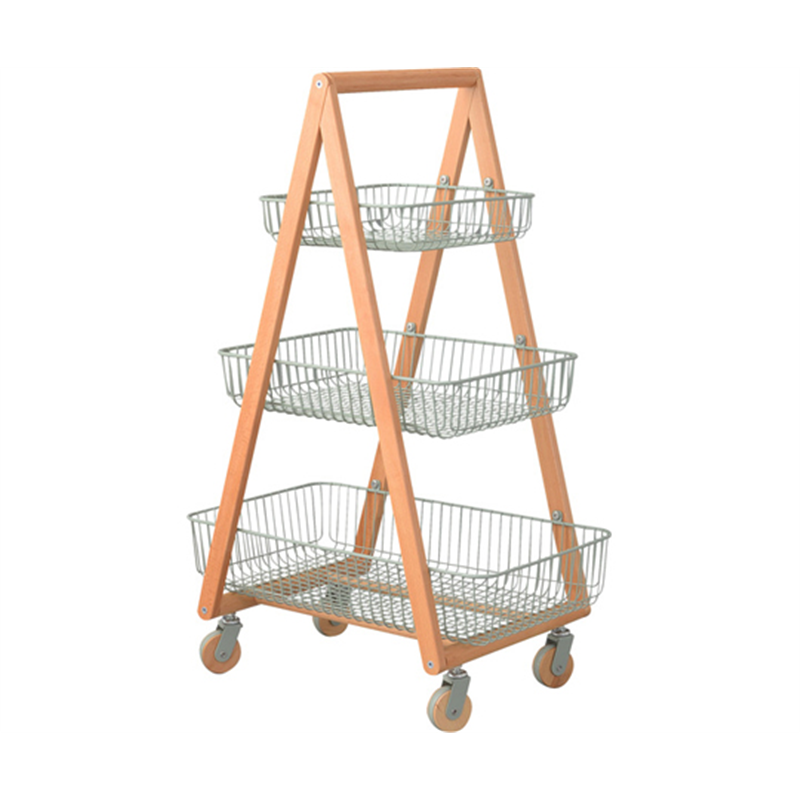 東谷 バスケットワゴン グリーン PW-54GR 1個（ご注文単位1個）【直送品】