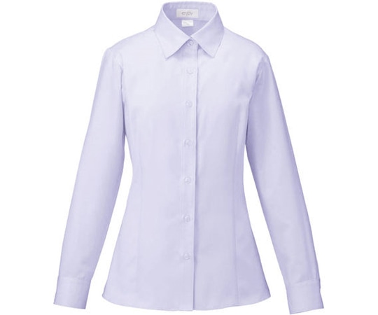 カーシーカシマ ENJOY 長袖シャツブラウス FINE KERSEY ラベンダー 11号 EWB592 1枚（ご注文単位1枚）【直送品】