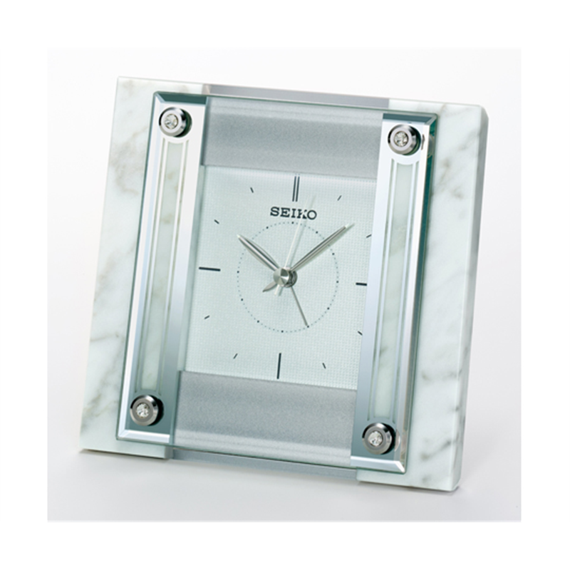 セイコー 置時計 105×120×67mm QK737W 1個(ご注文単位1個)【直送品】