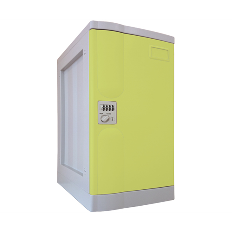 宮成製作所 プラボックス Lサイズ ダイヤル錠 イエロー ベース付 PB-DLY1 1台(ご注文単位1台)【直送品】