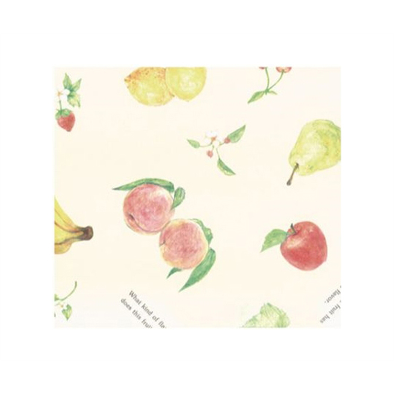 ベルベ ラッピング 包装紙 リフレフルーツ 半切 500枚 545 1ケース（ご注文単位1ケース）【直送品】