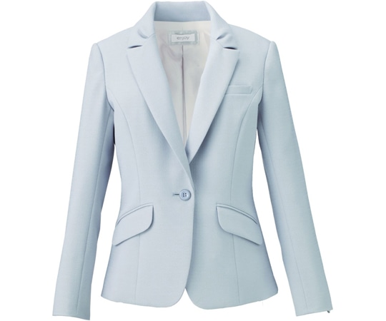 カーシーカシマ ENJOYNoir ジャケット Beauty Keep Suits ライトグレー 5号 EAJ571 1枚（ご注文単位1枚）【直送品】