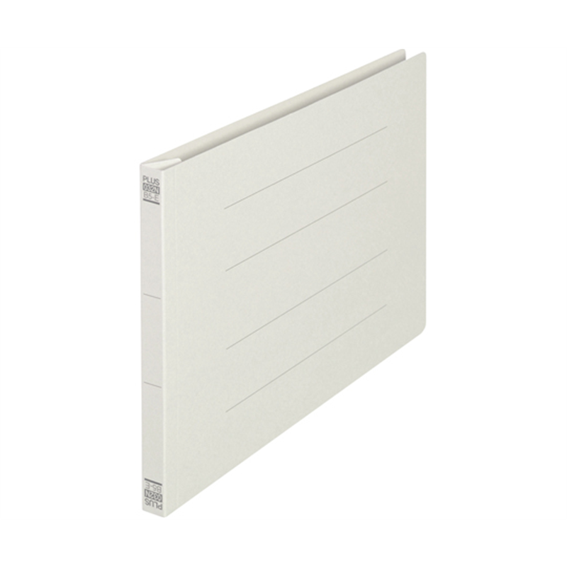 プラス フラットファイル 横型 B5-E グレー NO.032N GY 1冊(ご注文単位1冊)【直送品】