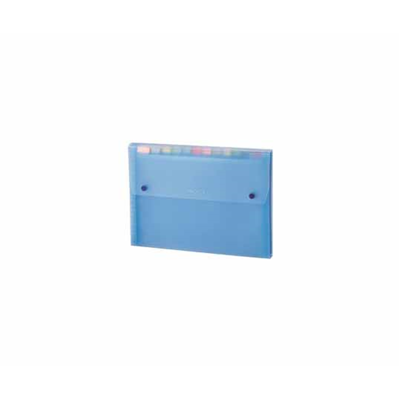 セキセイ ドキュメントファイル A4 ブルー SSS-1212-10 1冊(ご注文単位1冊)【直送品】