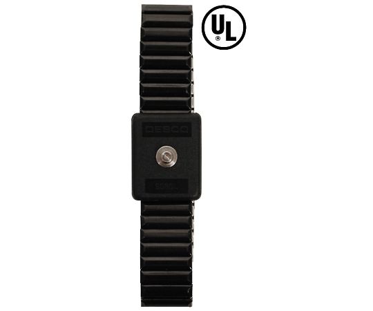 DESCO リストバンド 伸縮性プレミアムメタル Mサイズ 4mm 09044 1個 (ご注文単位1個)【直送品】