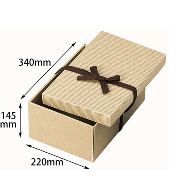 ヤマニパッケージ 贈答箱 ナチュラルBOX5号 ヒモ付 50枚 16-10 1ケース（ご注文単位1ケース）【直送品】