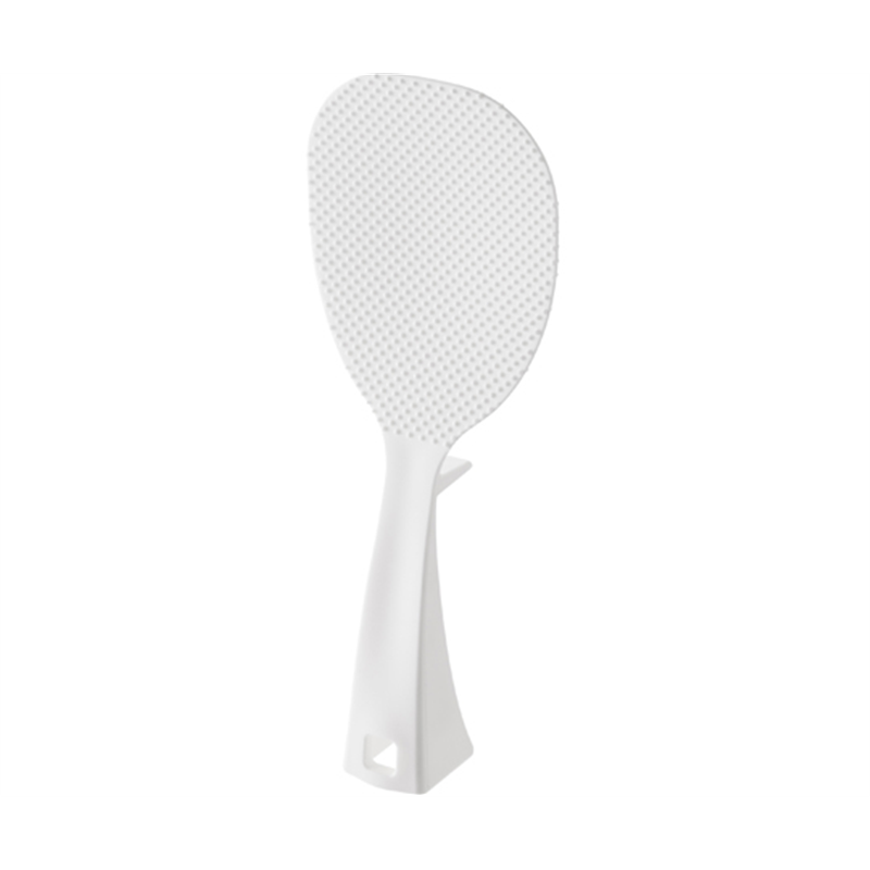 山崎実業 立って置ける しゃもじ アクア ホワイト 2892 1個（ご注文単位1個）【直送品】