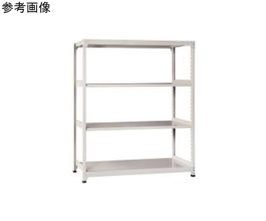 アズワン 1790x600x1200mm/150kg/4段 スチール棚 EA976DL-180C 1台（ご注文単位1台）【直送品】
