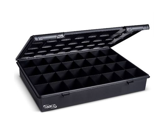 エスコ 338x260x 57mm パーツケース(ESD) EA506EB-32 1個 (ご注文単位1個)【直送品】