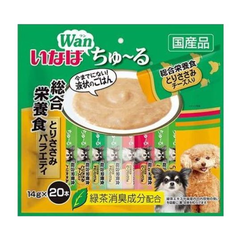 いなばペットフード いなば ちゅ~る 総合栄養食バラエティ 14g×20本 DS-137 1個（ご注文単位1個）【直送品】
