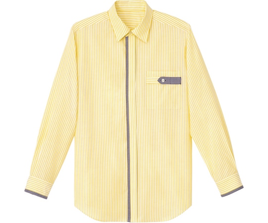 カーシーカシマ AMUS-NET シャツブラウス 195-513 イエロー 3L AWY195 1枚（ご注文単位1枚）【直送品】