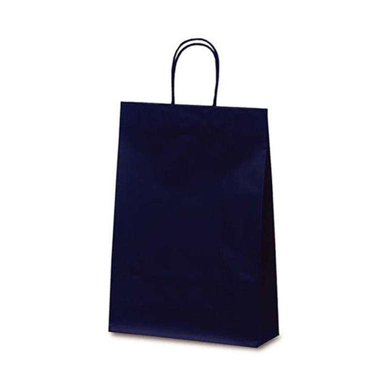 ベルベ 紙袋 マットバッグ L ネイビー 50枚 1066 1ケース（ご注文単位1ケース）【直送品】