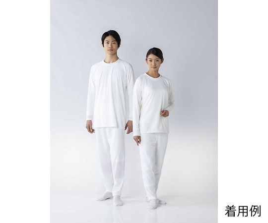 東洋リントフリー オートクレーブ滅菌対応インナー上着 白 LL FP2901-01 LL 1枚 (ご注文単位1枚)【直送品】