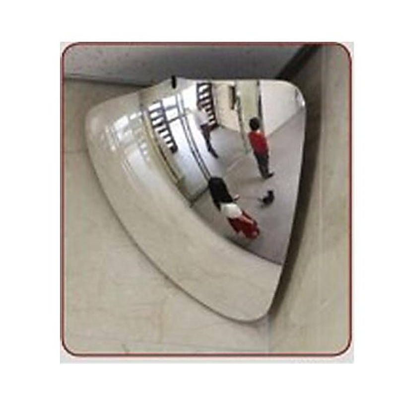 アズワン 340x330mm 曲面ミラー(コーナー用・ポリカーボネイト製 EA724Z-31 1個（ご注文単位1個）【直送品】