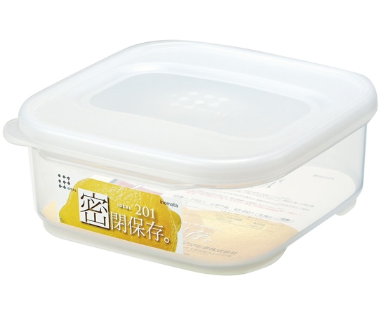 イノマタ化学 イデアルID-201 正角小浅 クリアー #1621 1個（ご注文単位1個）【直送品】