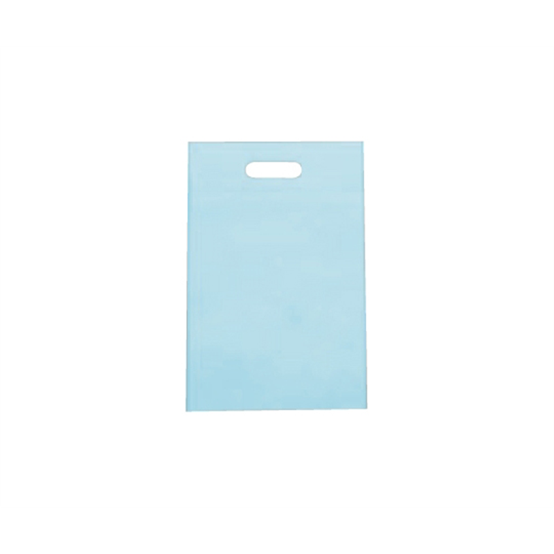 三和 不織布小判抜きバッグ 100枚入 スカイブルー SW2843-20 1箱（ご注文単位1箱）【直送品】