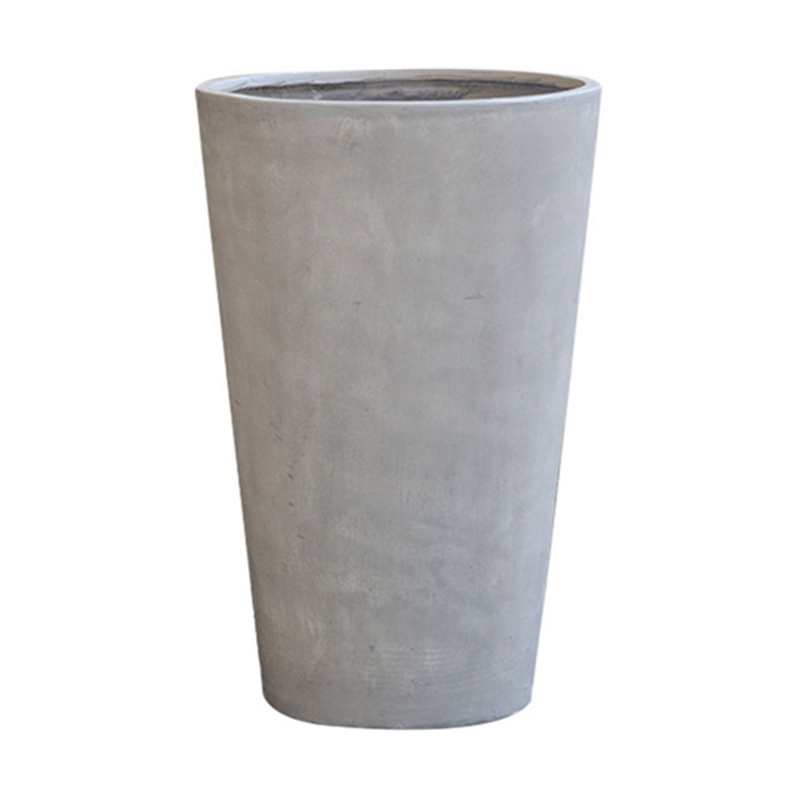 クレイ プランター TERRA-MENT Tall Round 61(テラメント トールラウンド)L 910-228-181 1個(ご注文単位1個)【直送品】