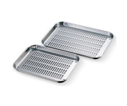 赤川器物製作所 18-8 水切肉バット 浅型 大 #33442 1個（ご注文単位1個）【直送品】