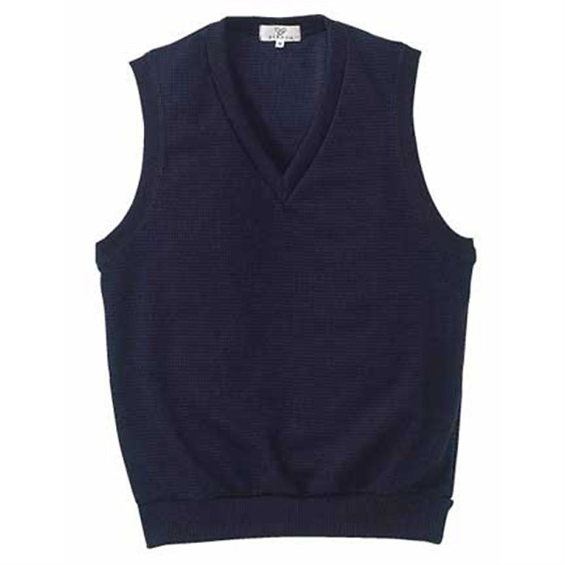 KIRAKU(トンボ) ベスト ネイビーブルー 4L(身丈72cm) CR027-89 4L 1枚（ご注文単位1枚）【直送品】