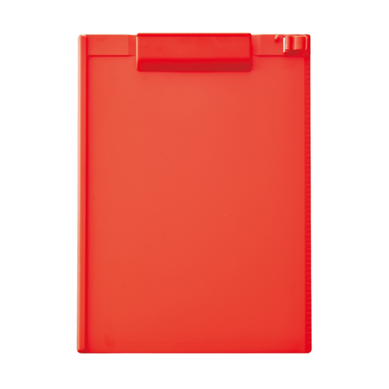 LIHITLAB ALCLEA 抗菌クリップボード レッド A7940-3 1枚(ご注文単位1枚)【直送品】