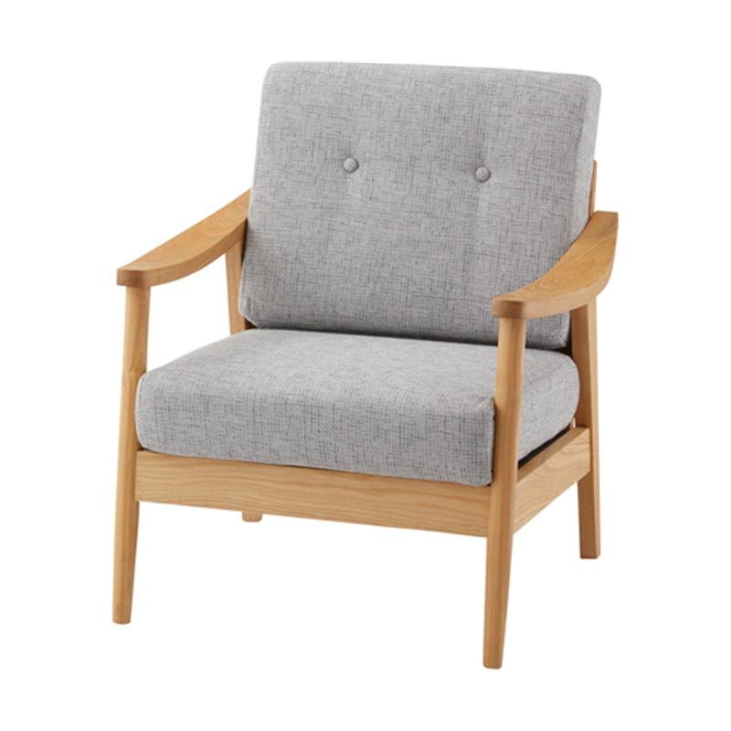 東谷 バッスム1人掛 グレー RTO-911GY 1個（ご注文単位1個）【直送品】